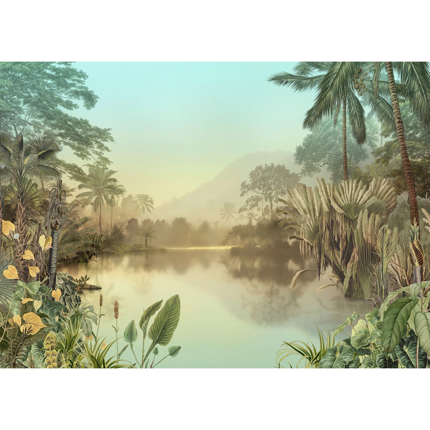 Komar Vliesfototapete Lac Tropical350 cm x 250 cm günstig online kaufen