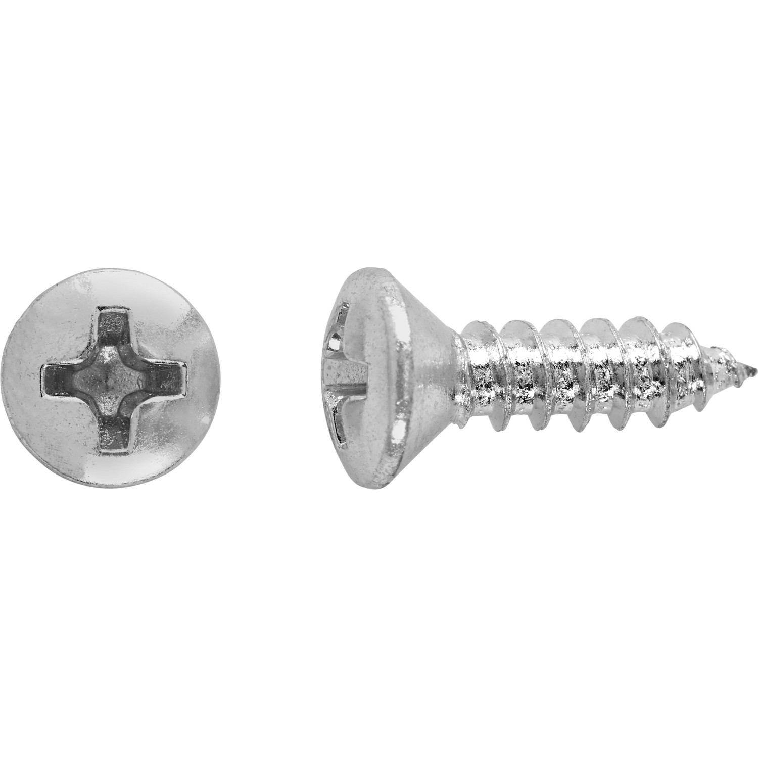 LUX Linsensenkkopf Blechschraube Ø 3,9 mm x 16 mm Verzinkt 12 Stück