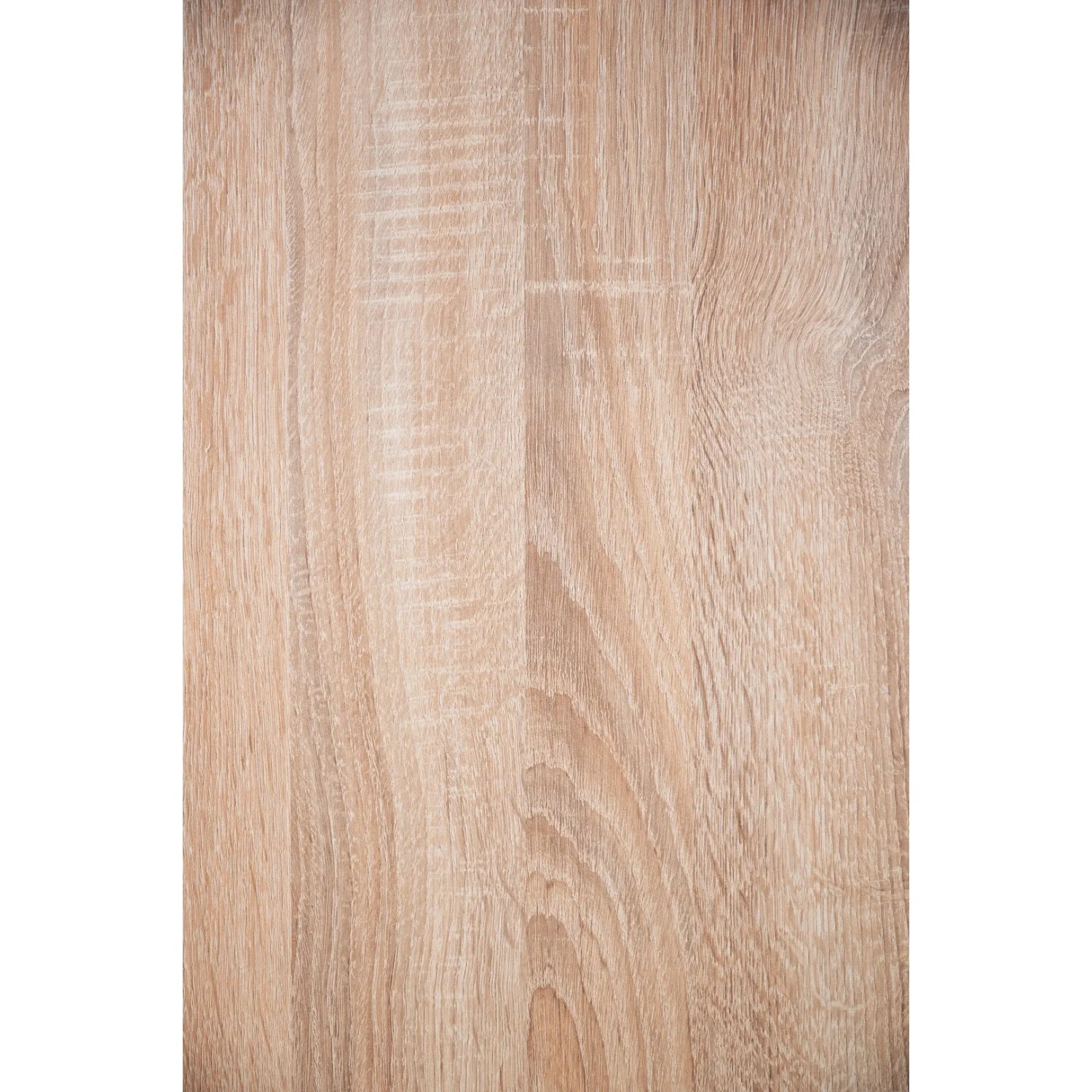 Detailaufnahme der Holzstruktur in Eiche Sonoma Sägerau Optik der Respekta Küchenzeile.