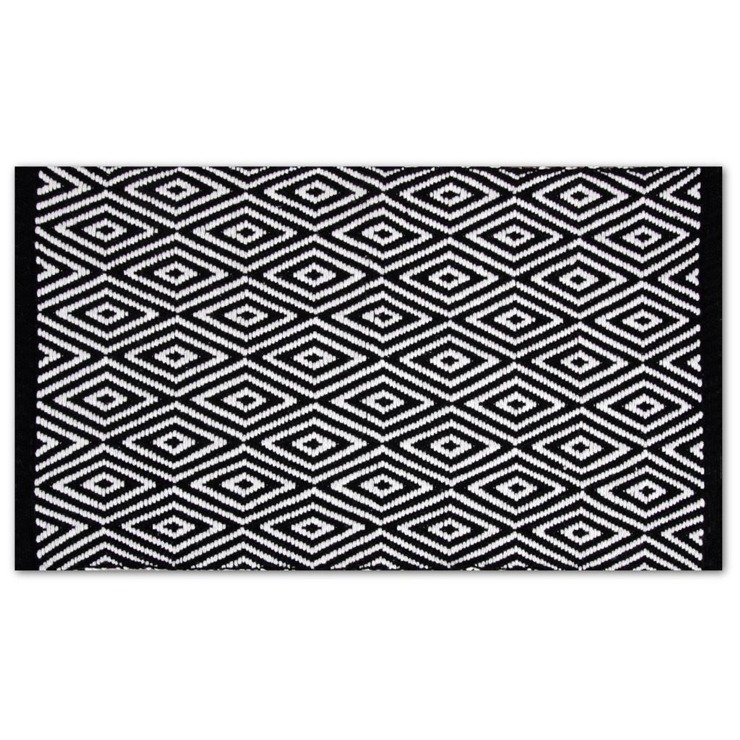 ProHome Teppiche Black & White 50 x 80 cm Diamond günstig online kaufen