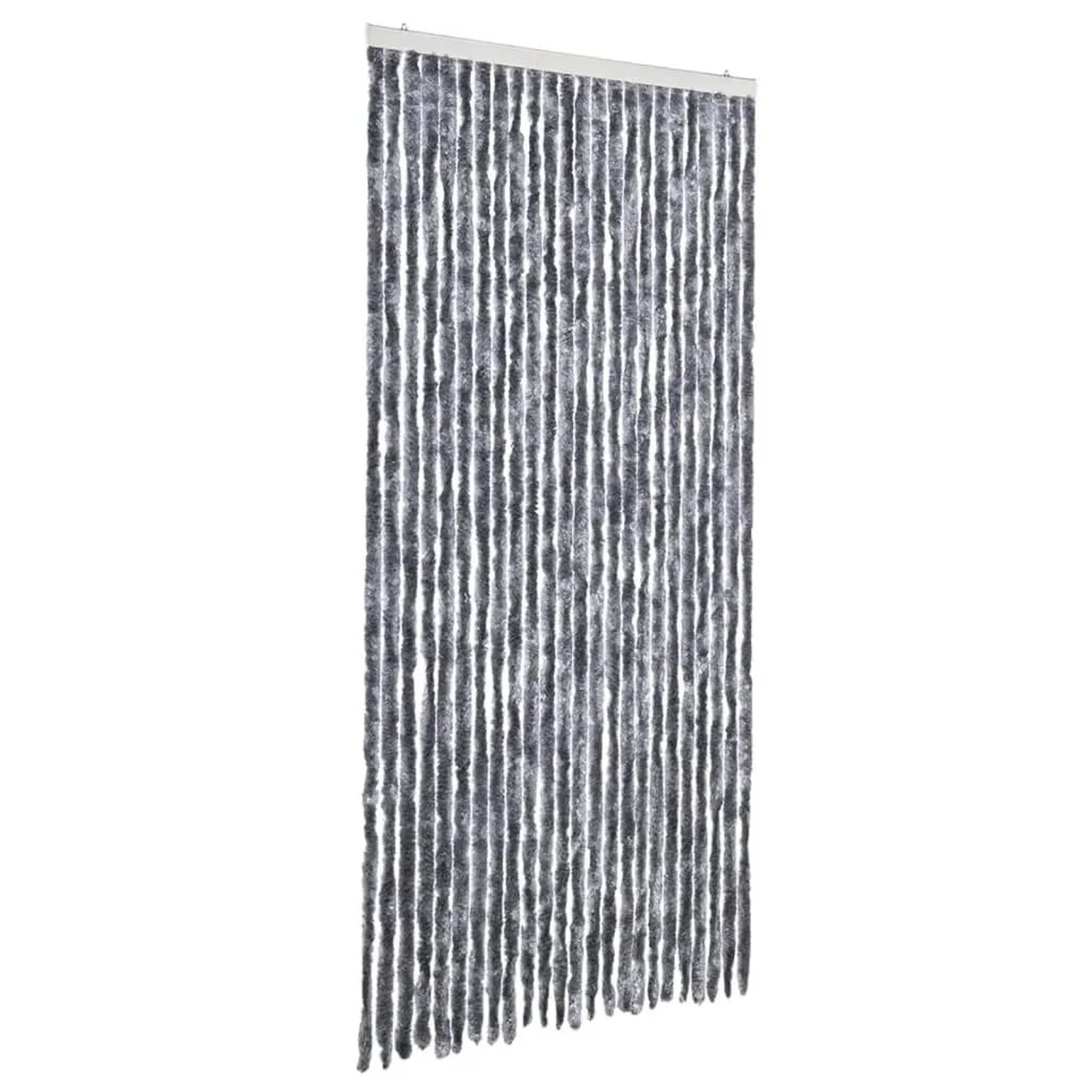 vidaXL Insektenschutz-Vorhang Silbern 100x220 cm Chenille 284287