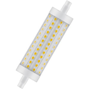 Osram LED R7S Leuchtmittel in Röhrenform, 16W, 2000 Lumen, warmweißes Licht.