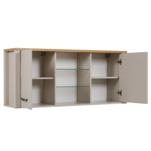 Sardegna Hängeschrank Kaschmir mit Artisan Eiche Topplatte