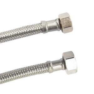 Klasebo Panzerschlauch  Edelstahl DN8 3/8 X 1/2 1500 Mm Flexschlauch