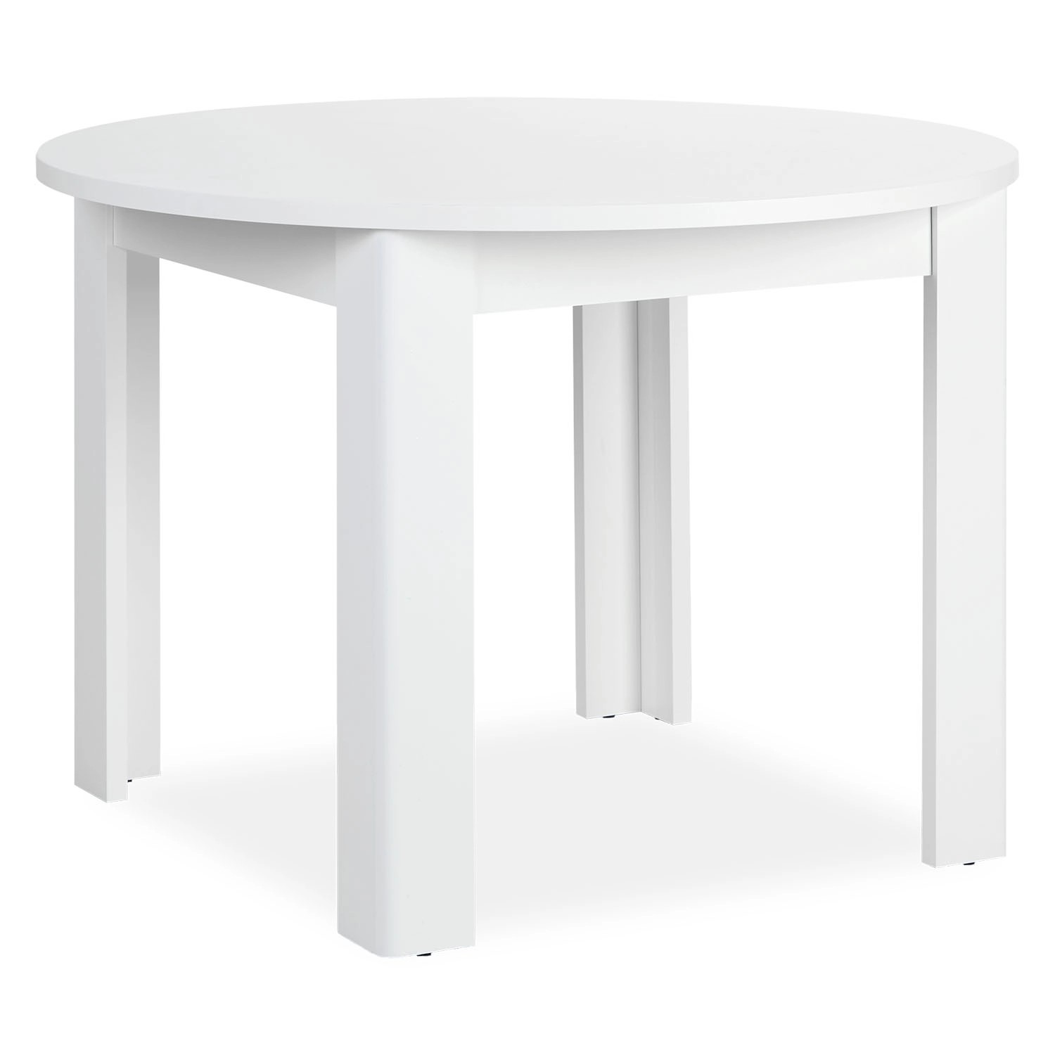Homestyle4u Esstisch Rund 106 cm Weiß 2790 günstig online kaufen