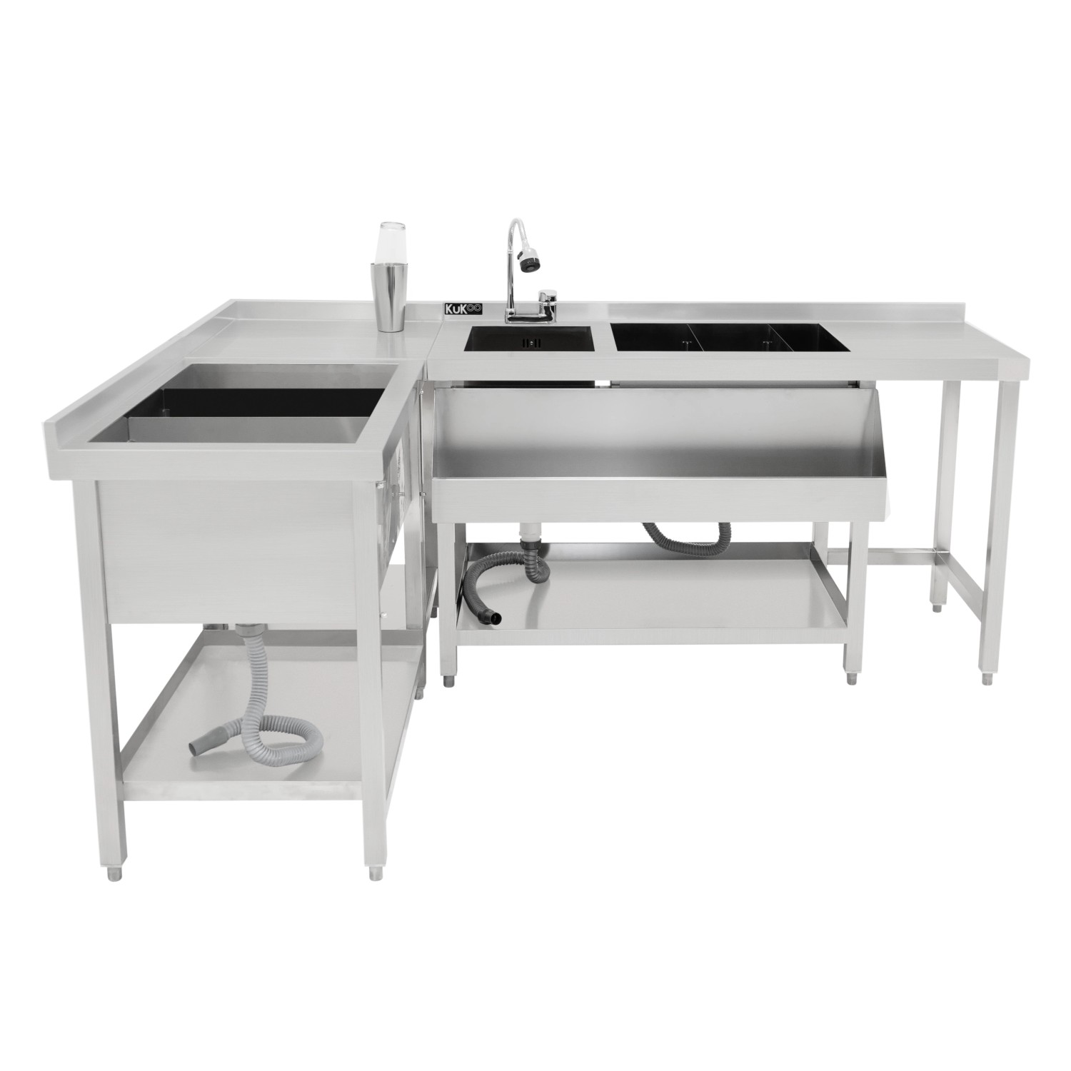 MonsterShop Modulare Cocktailbar-Station mit Eisbrunnen günstig online kaufen