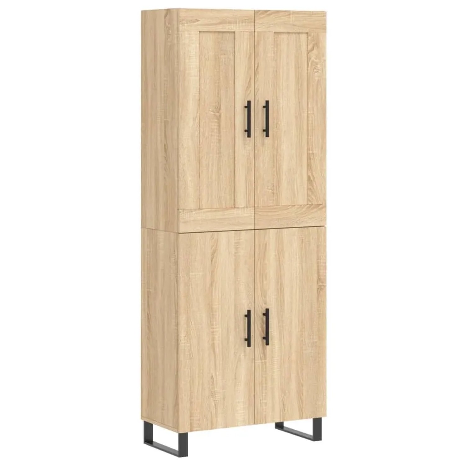 vidaXL Highboard Sonoma-Eiche 69,5x34x180 cm Holzwerkstoff 3199580 günstig online kaufen