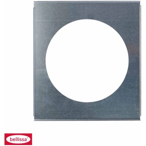 Bellissa Fachboden Filo 210 für vertikalen Garten, verzinkter Stahl mit rundem Ausschnitt.