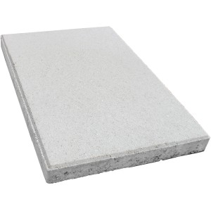 Diephaus Gehwegplatte Zementgrau 25x50 cm mit Fase für Terrasse & Gehweg.