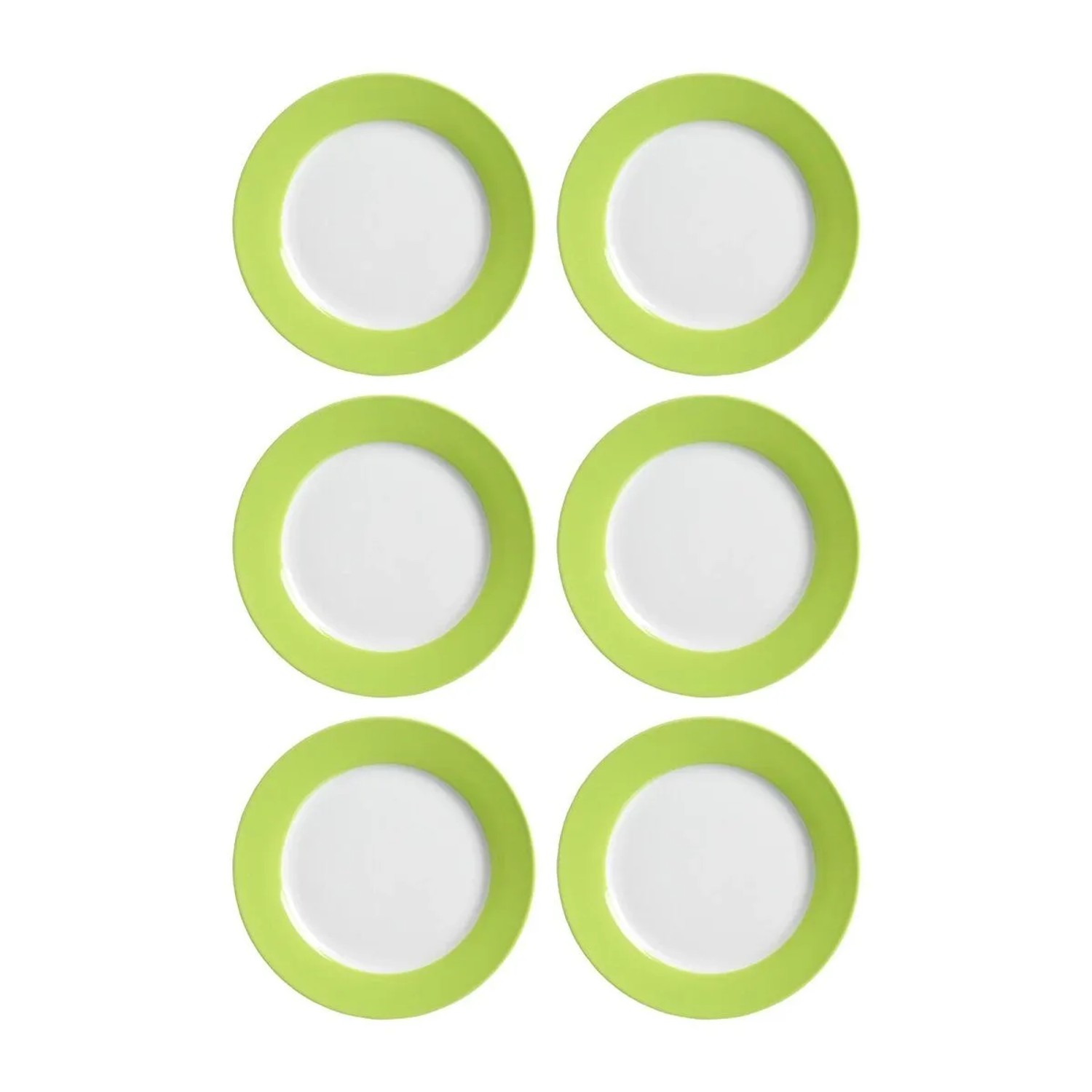 Ritzenhoff & Breker DOPPIO Dessertteller 20 cm 6er Set Grün
