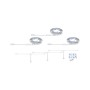 Paulmann MaxLED Stair LED-Strip-Erweiterung: 3 weiße LED-Streifen (je 1 m) und 3 Verteiler für stilvolle Treppenbeleuchtung.