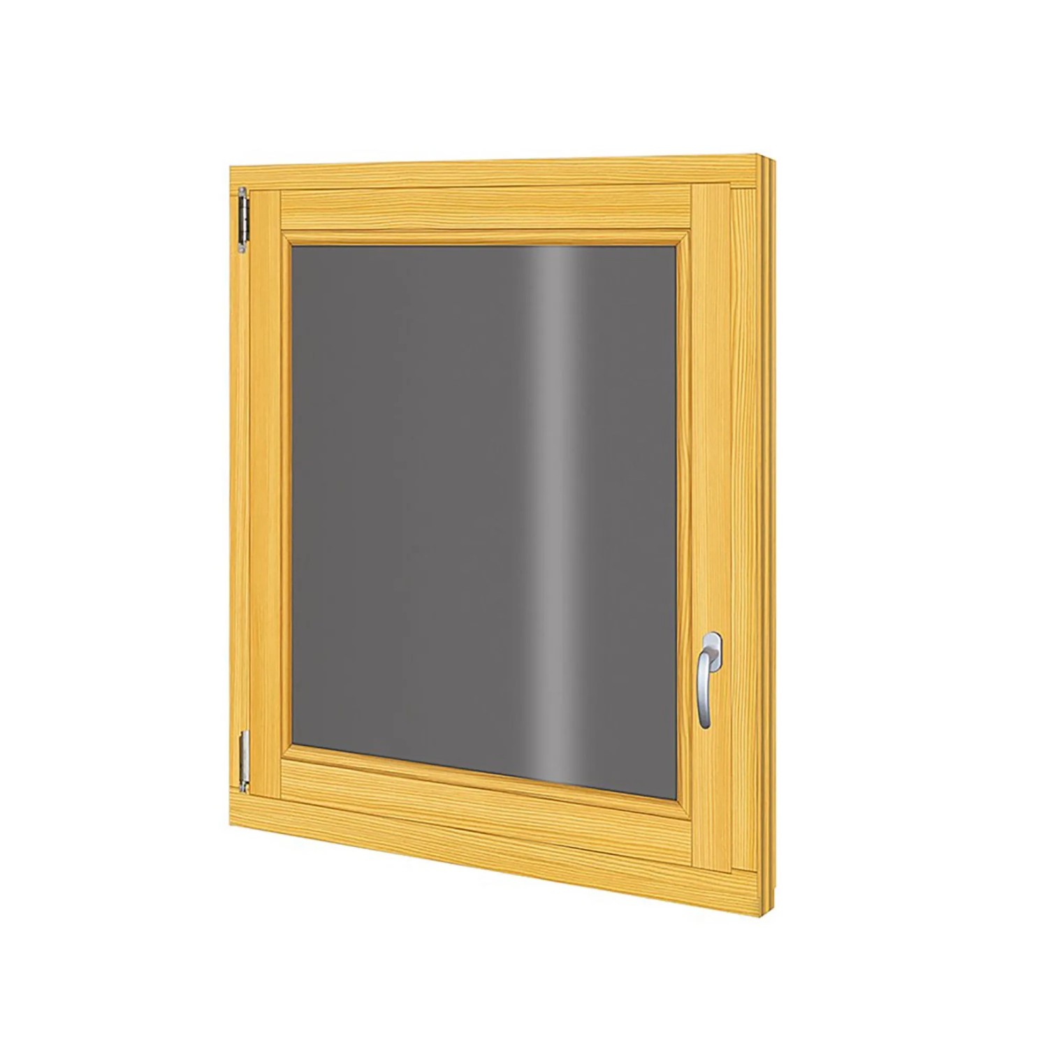 Roro Holzfenster Fichte 88 cm x 98 cm DIN L günstig online kaufen