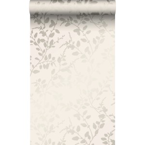 Rolle Origin Wallcoverings Vliestapete Blätter Beige, modernes Design für Wohnräume.