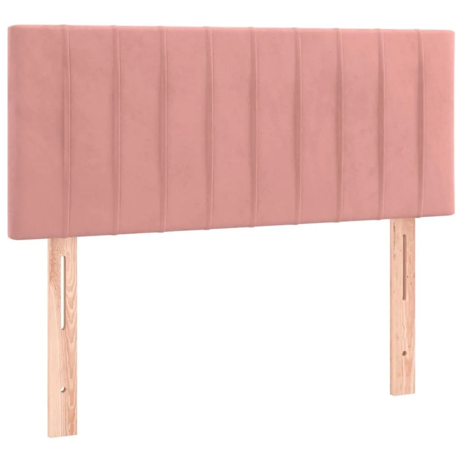 vidaXL Kopfteil Rosa 100x5x78/88 cm Samt 346241
