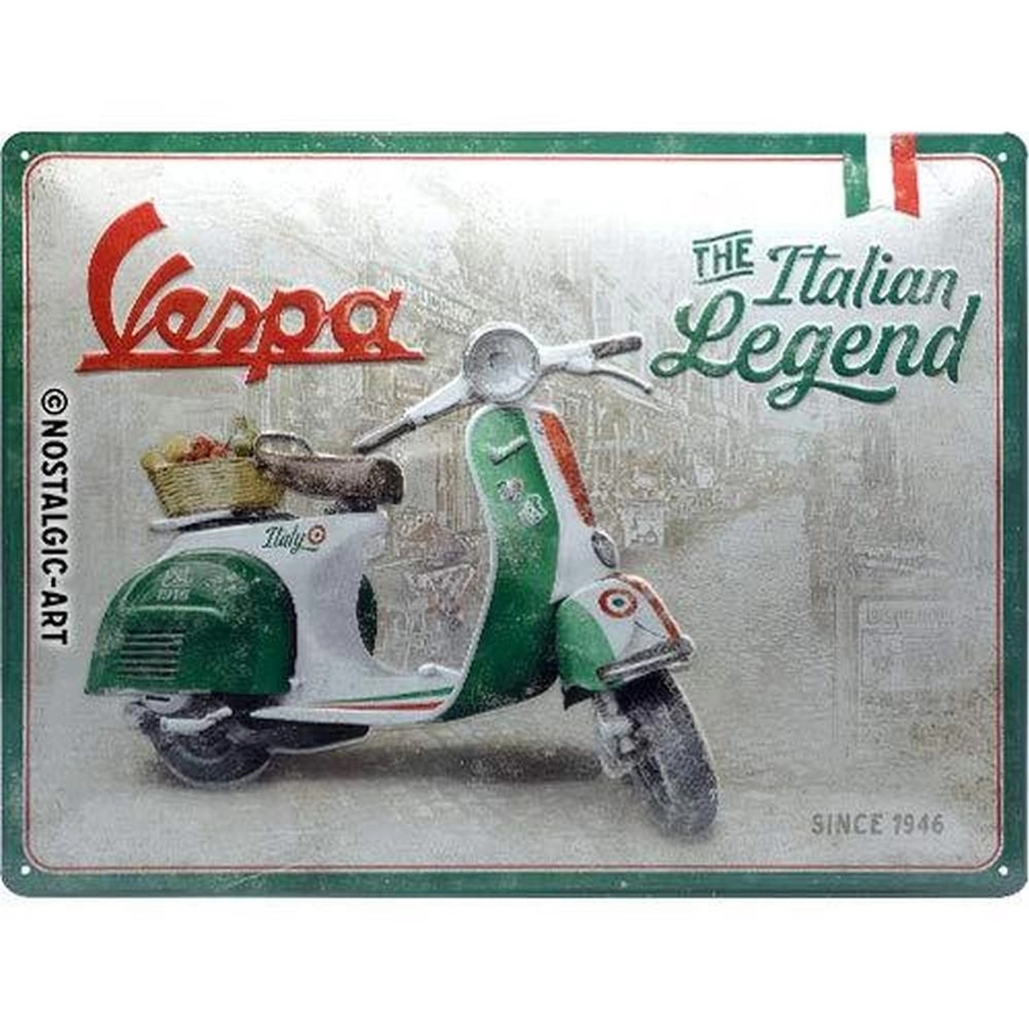 Nostalgic-Art Blechschild 30 x 40 cm - Vespa - Italian Legend günstig online kaufen