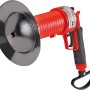 Rothenberger Industrial Pressluft-Rohrreiniger mit rotem Gehäuse und schwarzem Aufsatz.
