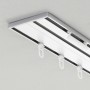 Gardinia Endstücke, 2er-Pack, für 3-läufige Aluminium-Vorhangschiene, weiß.