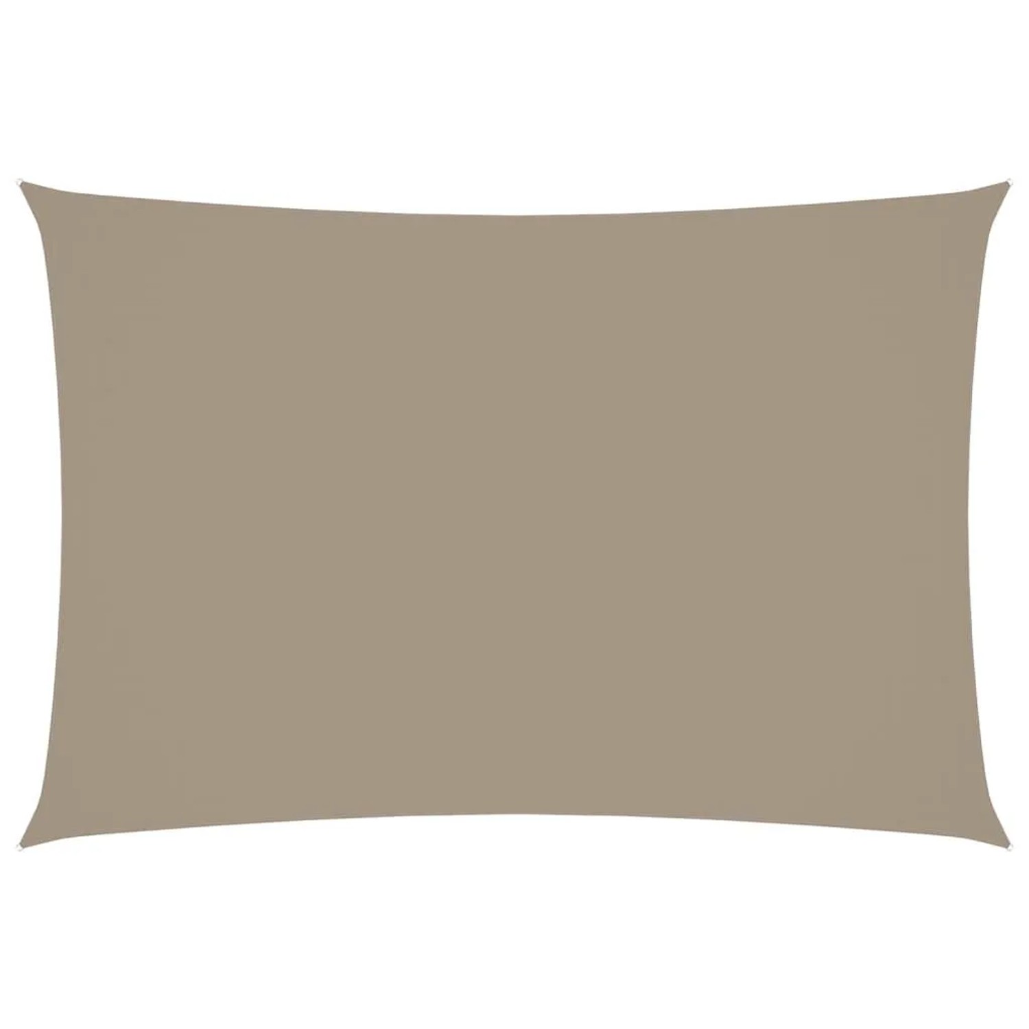 Furnicato Sonnensegel Oxford-gewebe Rechteckig 3x5 M Taupe