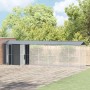 vidaXL Vogelkäfig Anthrazit 860 x 208 x 247 cm Verzinkter Stahl 3325155_3