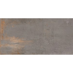 Feinsteinzeug Terrassenplatte Metallic Rusty, 60x120 cm, matte Optik für Terrasse & Garten.