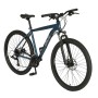 Aquamarinblaues Prophete Mountainbike Dice 100 MTB 29 Zoll mit Scheibenbremsen und Federgabel.