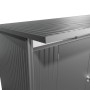 Biohort Gerätehaus AvantGarde, Gr. A6 mit Doppeltür, Quarzgrau-Metallic_12