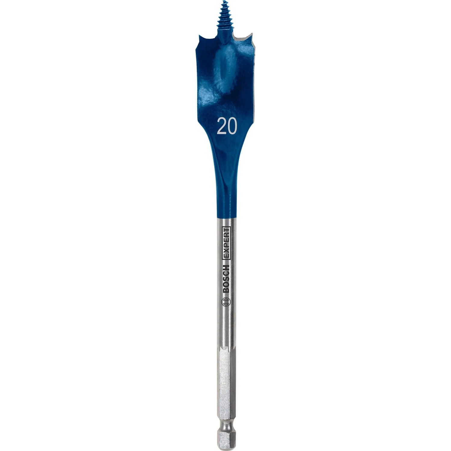 Image of Bosch Flachfräsbohrer Expert Self Cut Speed Ø 20 mm x 152 mm Blau-Silber