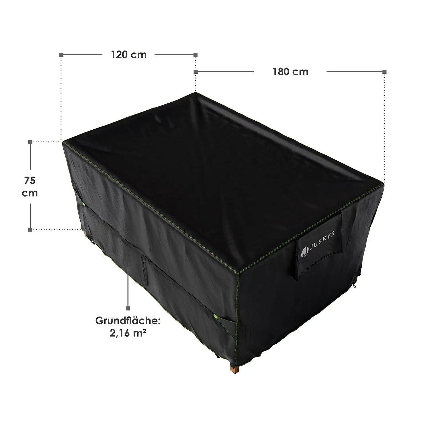 Wasserdichte Abdeckung Für Gartenboxen – Mit UV-Schutz & Reißverschluss, Größe M