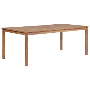 Gartentisch aus Teakholz, 200x100 cm, ideal für Garten und Terrasse.