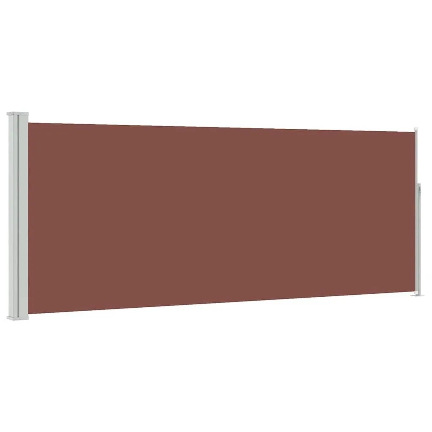 vidaXL Ausziehbare Seitenmarkise 120x300 cm Braun 45364