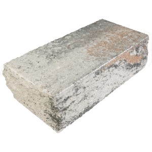 EHL Mauerstein Anzio-Light, Muschelkalk, Anfang-/End-Stein, 50x18x15cm für Mauern und Beeteinfassungen.