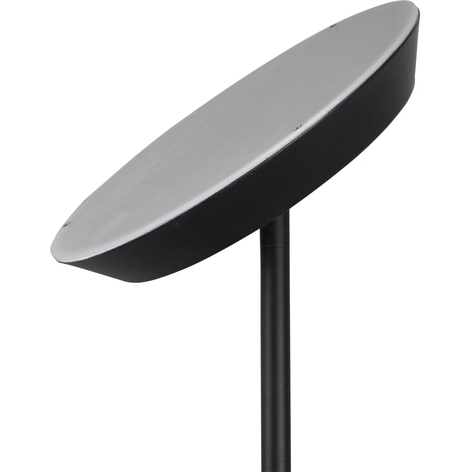 Moderne LED-Stehleuchte Haora, 17W, schwarz matt, mit Touch-Dimmer für Wohn- und Schlafzimmer.