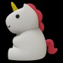 Niedliches Einhorn-Nachtlicht „Maggy Magic“ mit Timer, warmweiß und RGBW für Kinder.