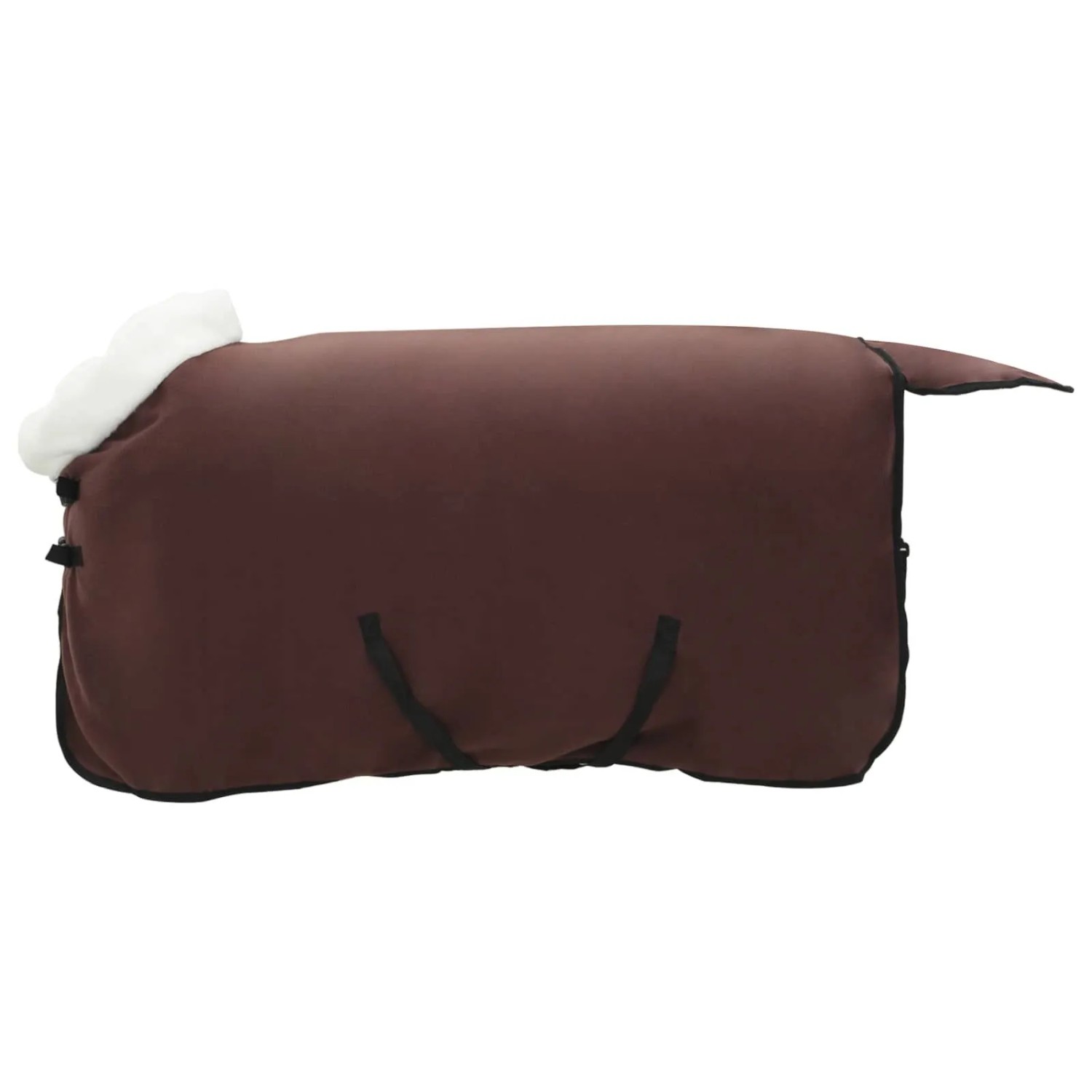 vidaXL Pferdedecke Volles Dunkelbraun 105 cm Polarfleece 42013340
