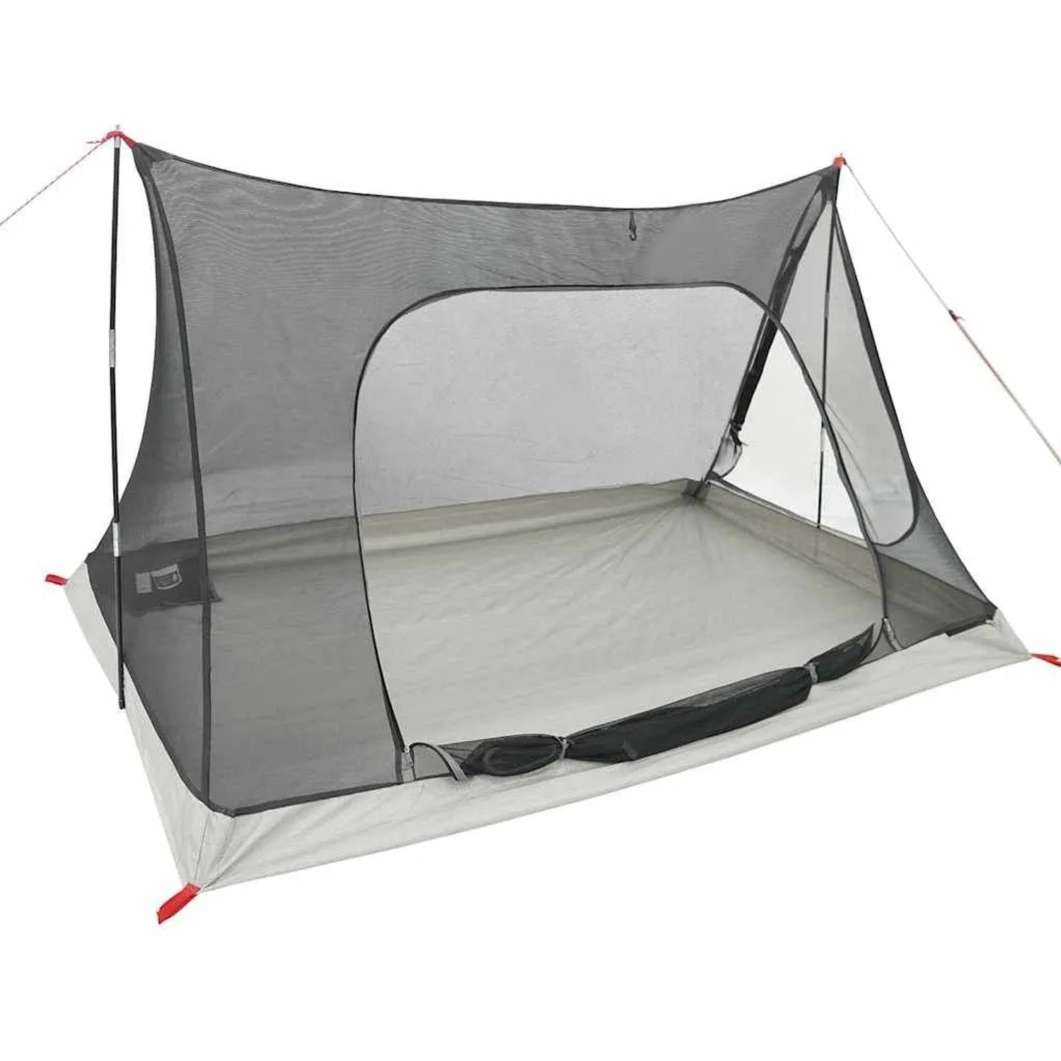 vidaXL Innenzelt, schwarz, 220x128x110 cm, atmungsaktives Netz für Camping & Outdoor.