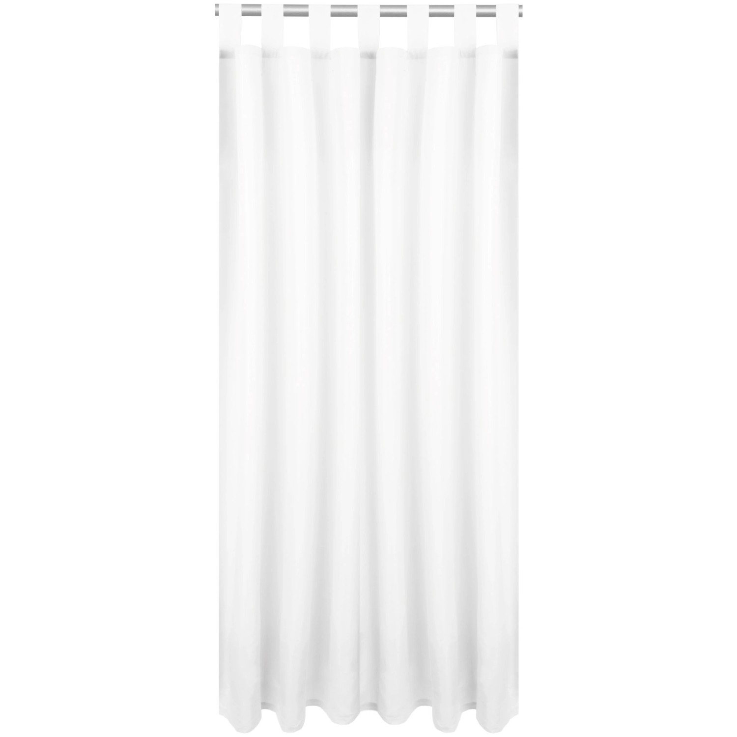 Bestlivings Dekoschal Ellen Schlaufen 140 cm x 145 cm Weiß günstig online kaufen