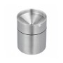 Relaxdays Aschenbecher mit Deckel Edelstahl Silber 8,5 cm x 7 cm 160 g