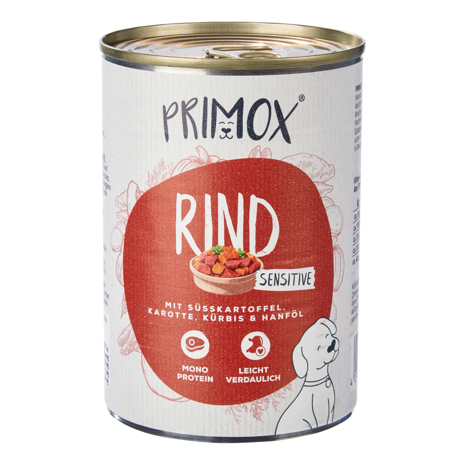 Primox Hunde-Nassfutter Menü mit Rind 400 g