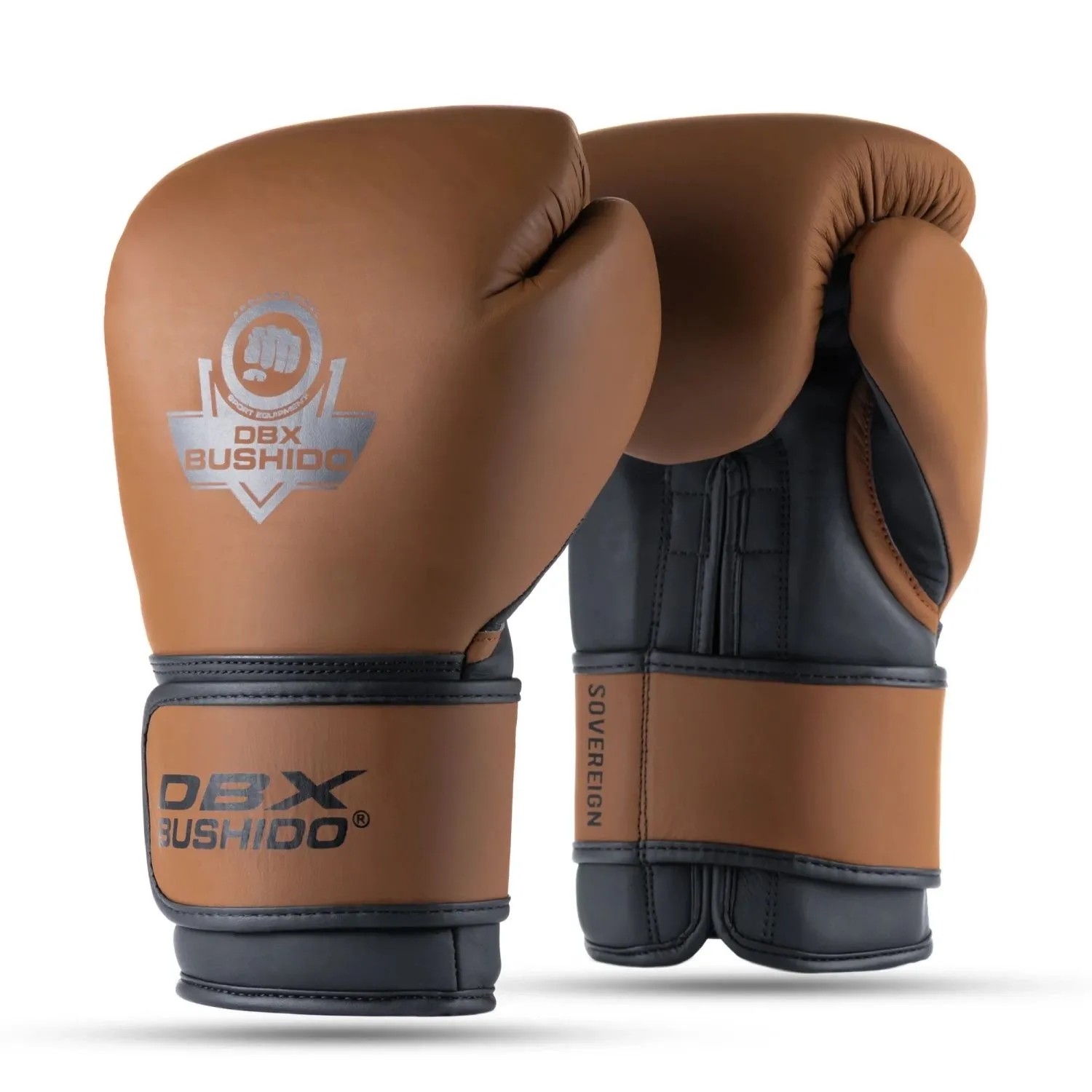 DBX Bushido Boxhandschuhe aus Echtleder mit mehrschichtiger Polsterung SOVEREIGN Legacy Series 10 oz