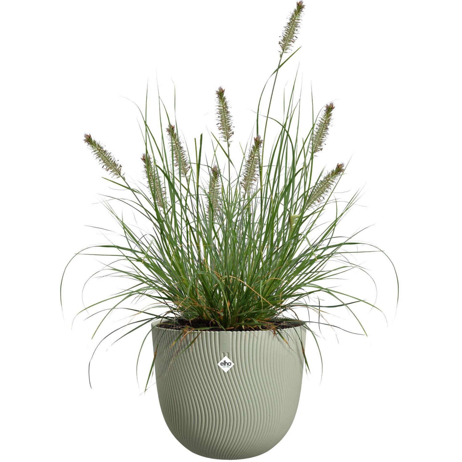Elho Blumentopf Sereh Ø 30 cm x 25 cm Grün günstig online kaufen