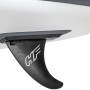 Detailaufnahme der Finne am Hydro-Force SUP White Cap Board für Stabilität und Manövrierfähigkeit.