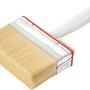 Flächenstreicher, 120 mm, mit weißem Griff für Fassaden, Wände und Böden.