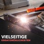 Feuerfeste Unterlage im Einsatz beim Schweißen mit Funkenflug. Hitzeschutzmatte für Grills.
