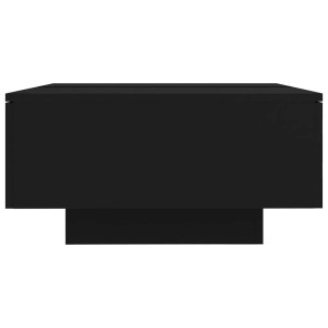 Schwarzer vidaXL Couchtisch (90x60x31 cm) aus Holzwerkstoff.