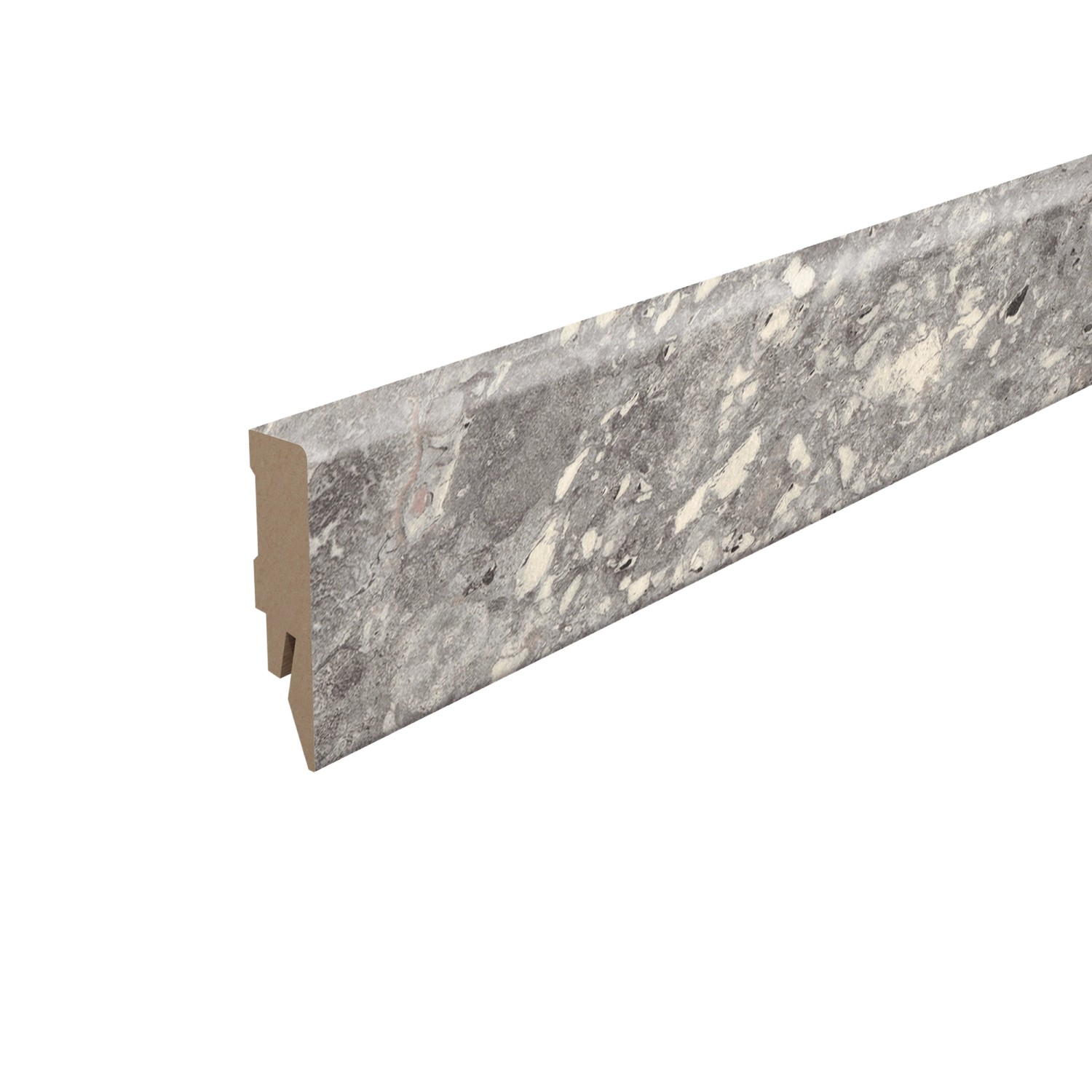 Egger Sockelleiste L666 Kubisch für Fußboden Triestino 6 cm Terrazzo Grau günstig online kaufen