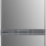 PKM Kühl-Gefrierkombination KG151-3 im Inox Design (Silber).