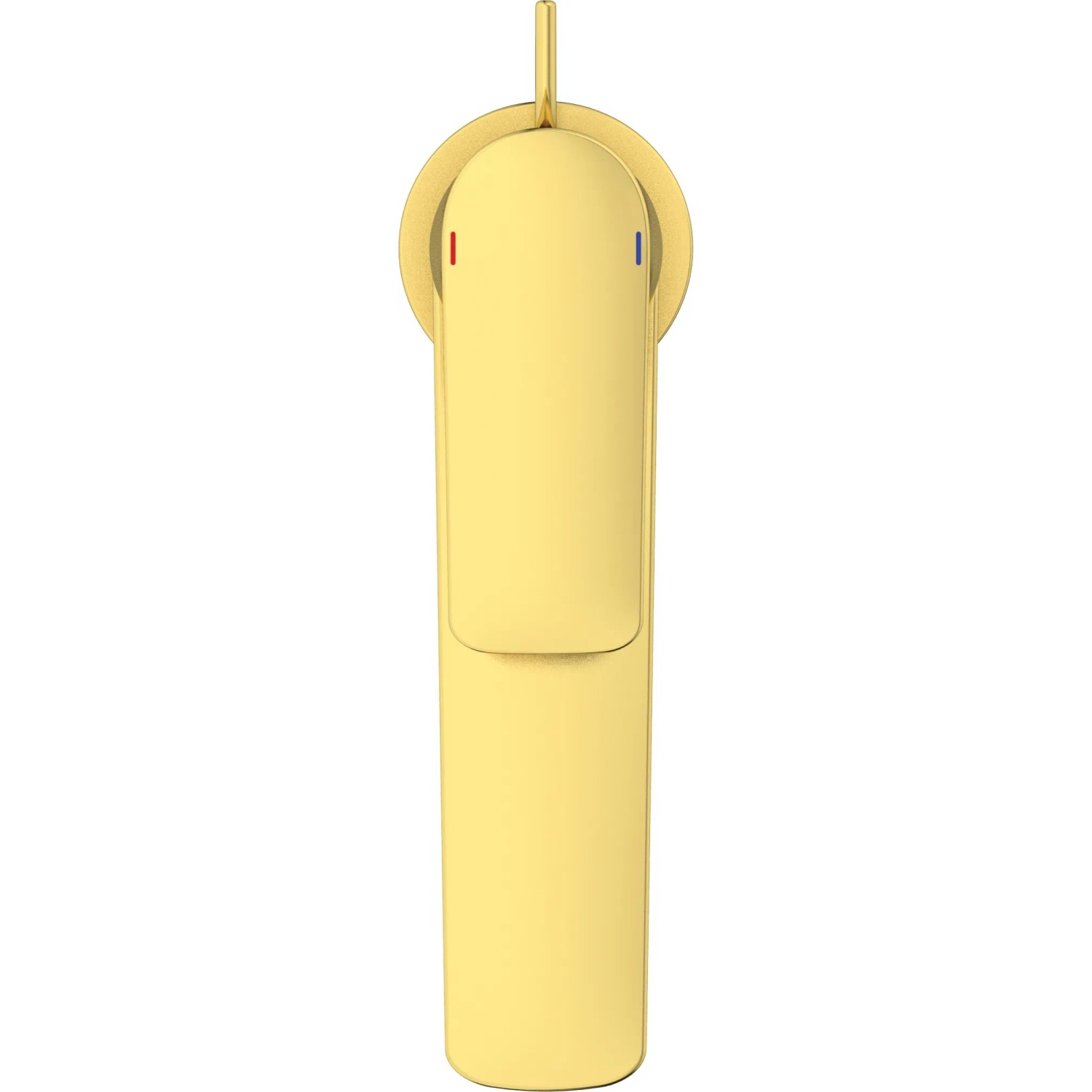 Ideal Standard Waschtischarmatur Connect Air Grande Slim in gebürstetem Gold.