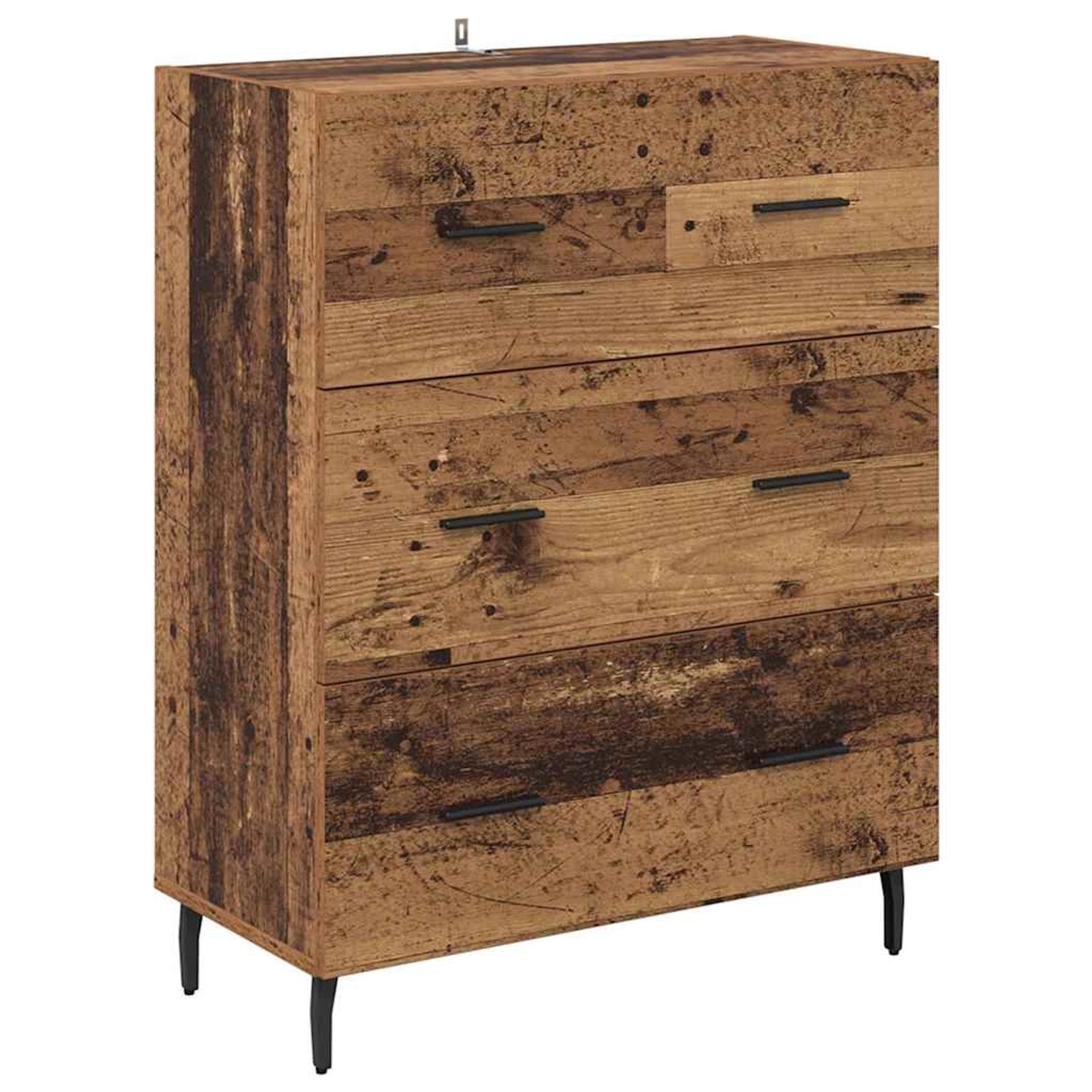 vidaXL Sideboard Altholz 69,5 x 34 x 90 cm Verbundholz und Eisen 881513 günstig online kaufen