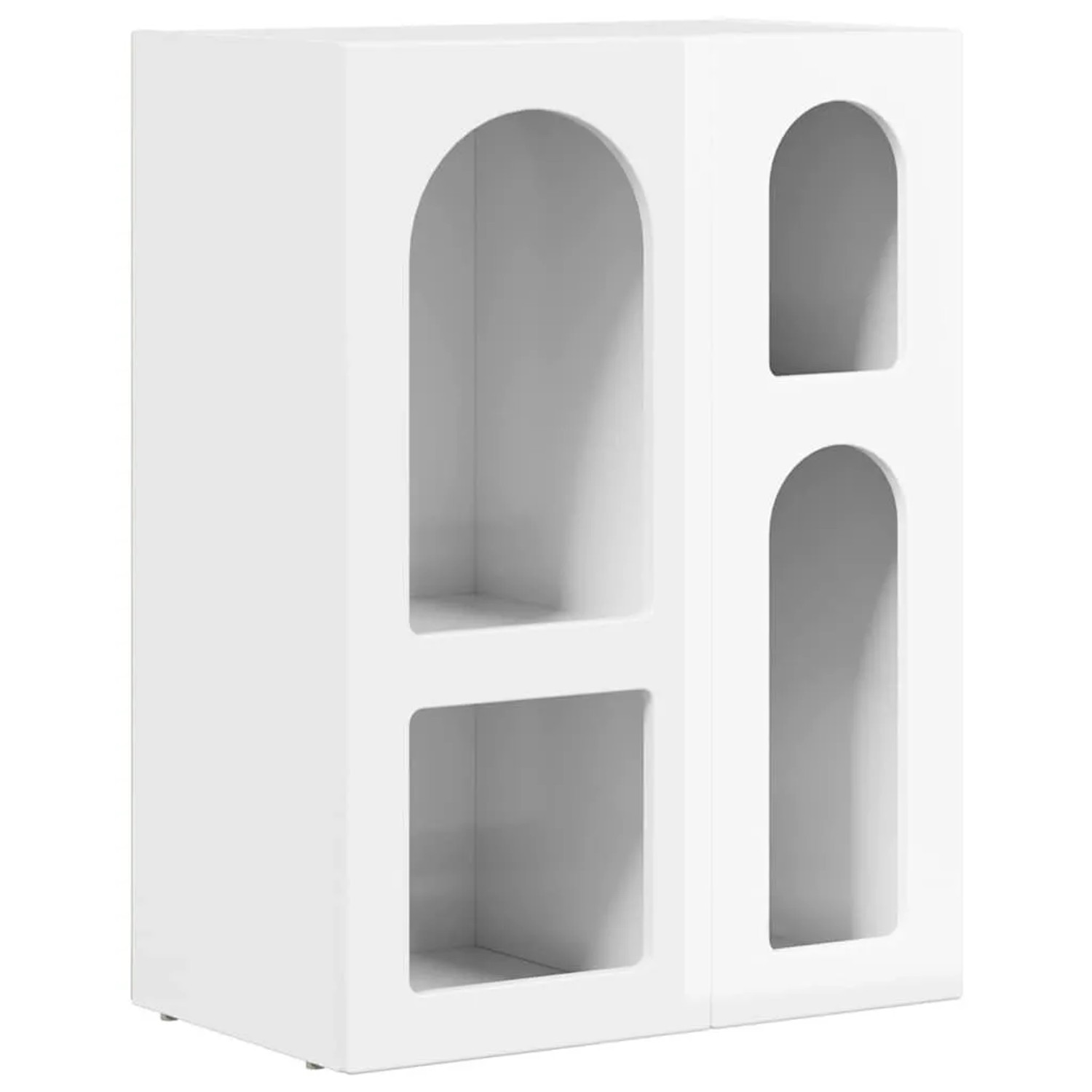 vidaXL Sideboard Hochglanz Weiß 59 x 35 x 80,5 cm Holzwerkstoff 891318 günstig online kaufen