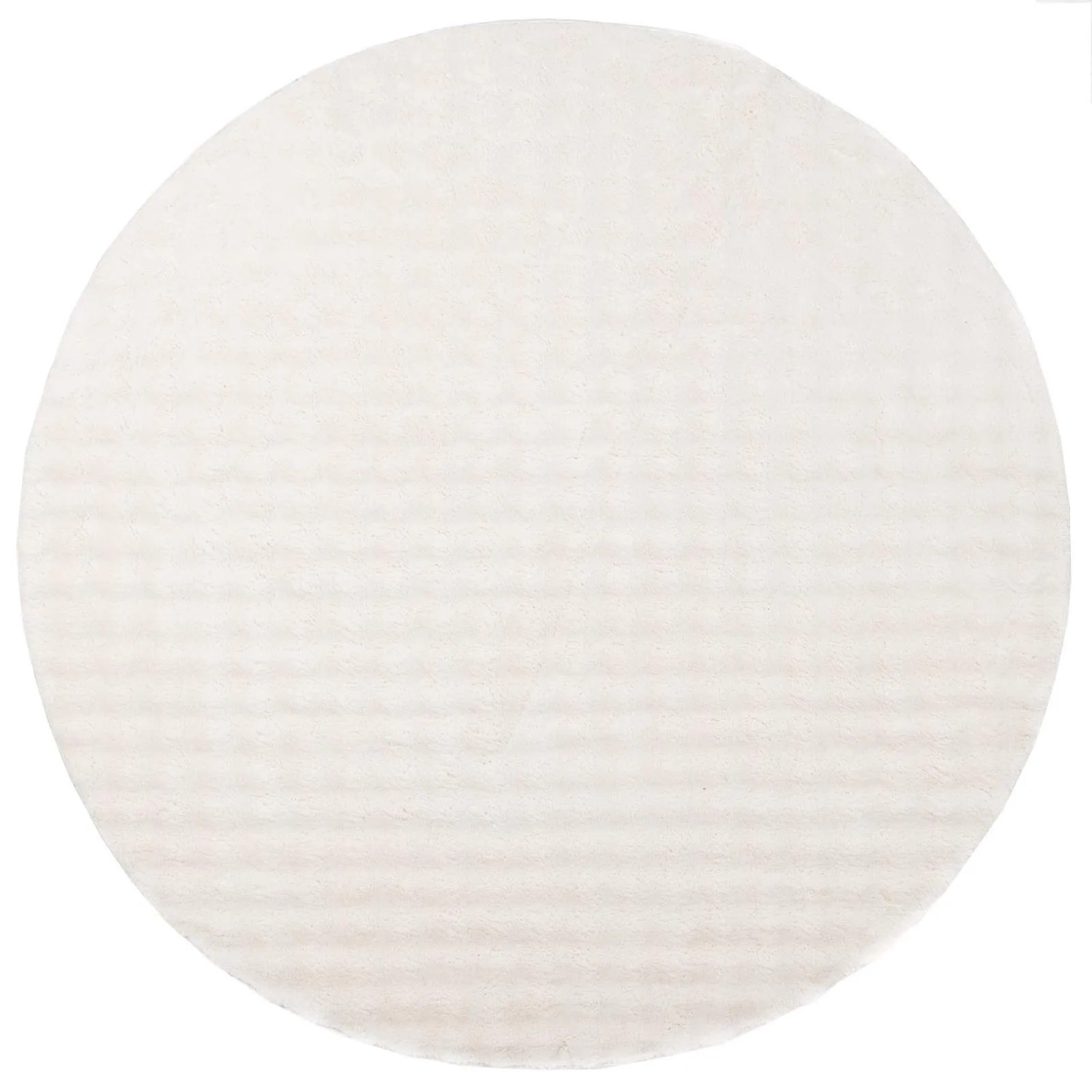 vidaXL Bereichsteppiche Rund SIROLO Creme Ø 200 CM Polyester 42022738